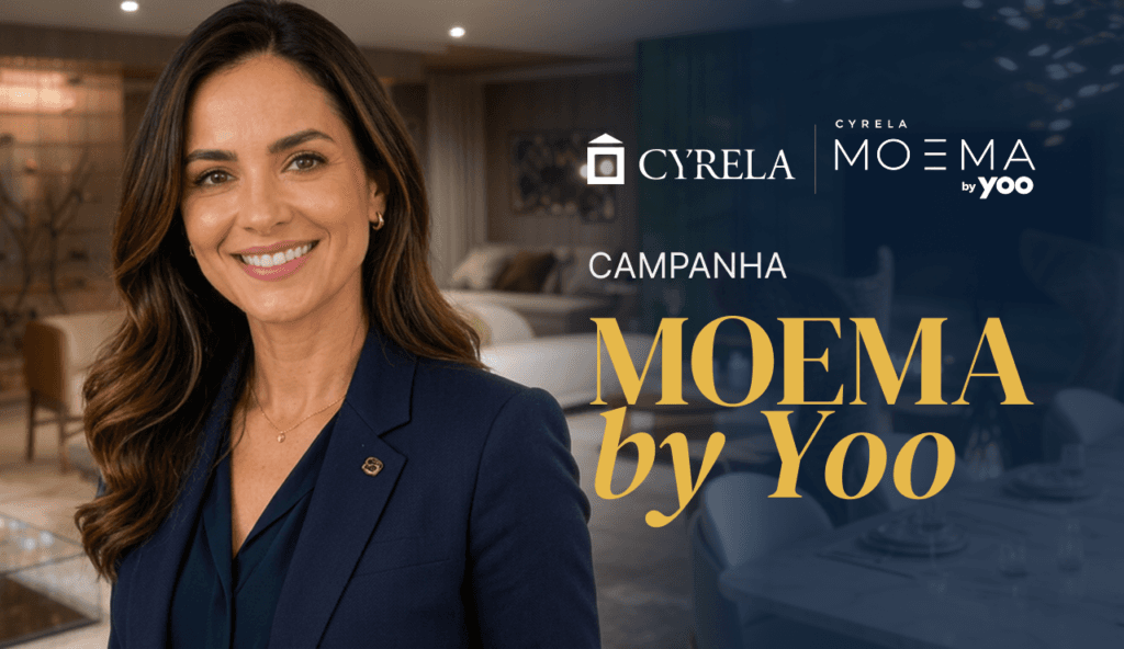 Cyrela Moema by YOO: O comprador já decidiu que quer se mudar para Moema. A pergunta é qual corretor ele vai encontrar primeiro.
